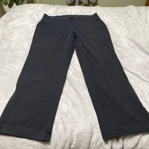 Land’s End Starfish Mid Rise Straight Leg Elastic Waist Pull On Pants